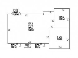 12 Nantucket Rd, Newton MA  02461-1408 floor plan