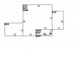 45 Deforest Rd, Newton MA  02462-1133 floor plan