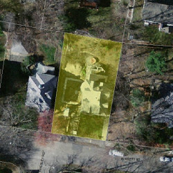 41 Everett St, Newton MA  02459-1926 aerial view