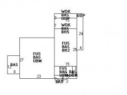 45 Pontiac Rd, Newton MA  02468-1810 floor plan