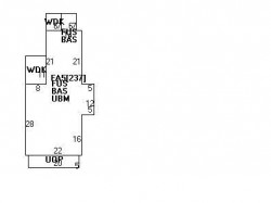 287 Tremont St, Newton MA  02458-2113 floor plan