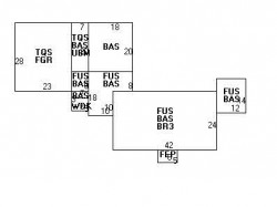 17 Montrose St, Newton MA  02458-2717 floor plan