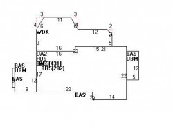 134 Woodcliff Rd, Newton MA  02461-1846 floor plan