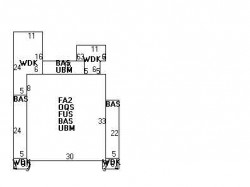 50 Dalby St, Newton MA  02458-1031 floor plan