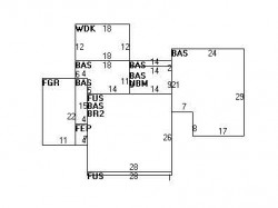 18 Kendall Rd, Newton MA  02459-2623 floor plan