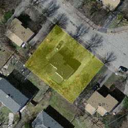 13 Wilson Cir, Newton MA  02461-1111 aerial view