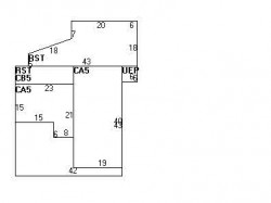 95 Elm St, Newton MA  02465-2009 floor plan