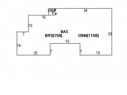 6 Dudley Rd, Newton MA  02459-2515 floor plan