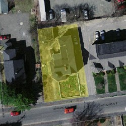 35 Highland Ave, Newton MA  02460-1859 aerial view