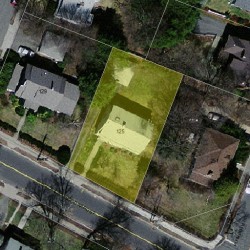 125 Woodward St, Newton MA  02461-1312 aerial view