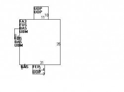 19 Francis St, Newton MA  02459-1607 floor plan