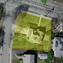 230 Homer St, Newton MA  02459-1436 aerial view