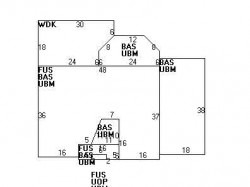 85 Huntington Rd, Newton MA  02458-2416 floor plan