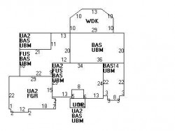 83 Aspen Ave, Newton MA  02466-3003 floor plan