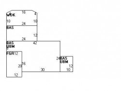 47 Bunker Ln, Newton MA  02465-1726 floor plan