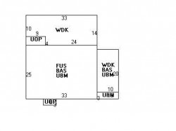 160 Oliver Rd, Newton MA  02468-2321 floor plan