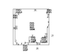 11 Elmwood St, Newton MA  02458-2019 floor plan