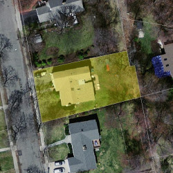 16 Allen Ave, Newton MA  02468-1701 aerial view