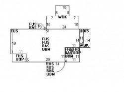 210 Bellevue St, Newton MA  02458-1813 floor plan