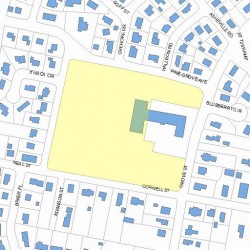 541 Grove St, Newton MA  02462-1455 plot plan