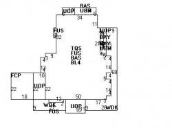 80 Claremont St, Newton MA  02458-1952 floor plan