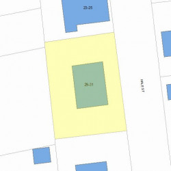 29 Hale St, Newton MA  02464-1310 plot plan