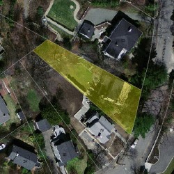 73 Hawthorne Ave, Newton MA  02466-2817 aerial view