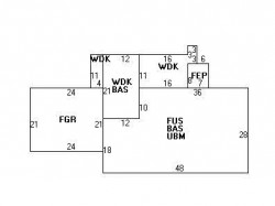 83 Ferncroft Rd, Newton MA  02468-1213 floor plan