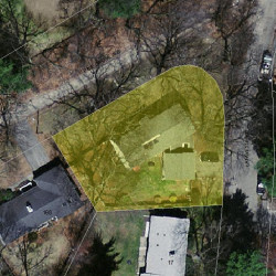 160 Pine Grove Ave, Newton MA  02462-1015 aerial view