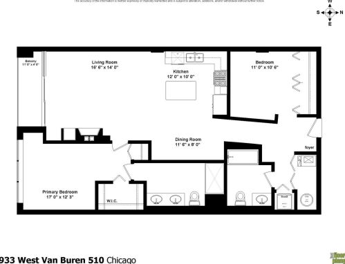 933 Van Buren St, Chicago IL  60607-3585 exterior