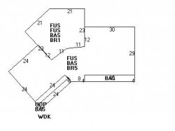 6 Aspen Ave, Newton MA  02466-3023 floor plan