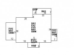 693 Beacon St, Newton MA  02459-1901 floor plan