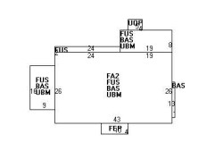 24 Carlton Rd, Newton MA  02468-1904 floor plan