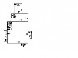 67 Dalby St, Newton MA  02458-1032 floor plan