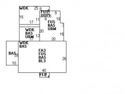 25 Hobart Rd, Newton MA  02459-1312 floor plan