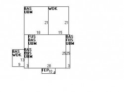 37 Commonwealth Park, Newton MA  02459-1024 floor plan