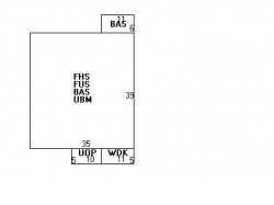 134 Hunnewell Ave, Newton MA  02458-2246 floor plan