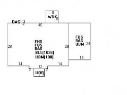 46 Valley Spring Rd, Newton MA  02458-2712 floor plan