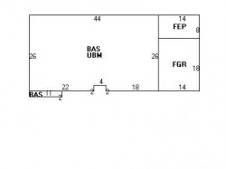 34 Anthony Rd, Newton MA  02460-1104 floor plan