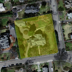 240 Highland St, Newton MA  02465-2713 aerial view