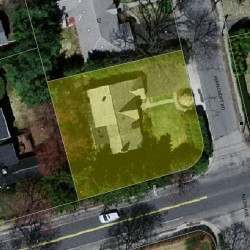 6 Ferncroft Rd, Newton MA  02468-1214 aerial view