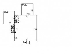 21 Francis St, Newton MA  02459-1607 floor plan