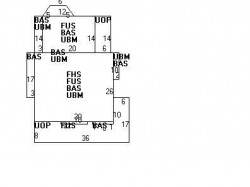 18 Warwick Rd, Newton MA  02465-1724 floor plan