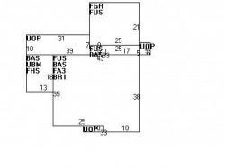 188 Arnold Rd, Newton MA  02459-3045 floor plan