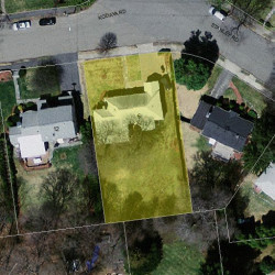 6 Kodaya Rd, Newton MA  02468-2306 aerial view