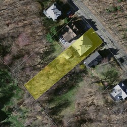 175 Cypress St, Newton MA  02459-2226 aerial view