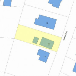 37 Cummings Rd, Newton MA  02459-1734 plot plan