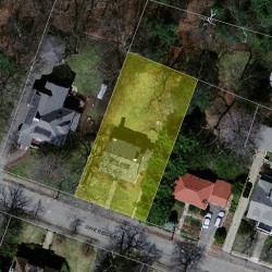 51 Pine Ridge Rd, Newton MA  02468-1616 aerial view