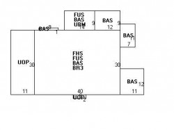 15 Bonad Rd, Newton MA  02465-2901 floor plan