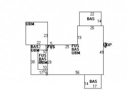 66 Beaumont Ave, Newton MA  02460-2331 floor plan